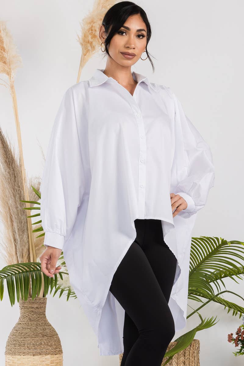 T304X - Hi-Lo Long Sleeve Shirt