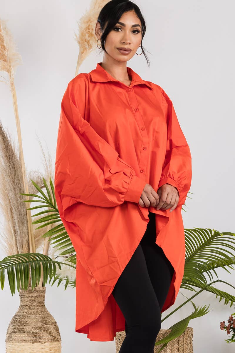 T304X - Hi-Lo Long Sleeve Shirt