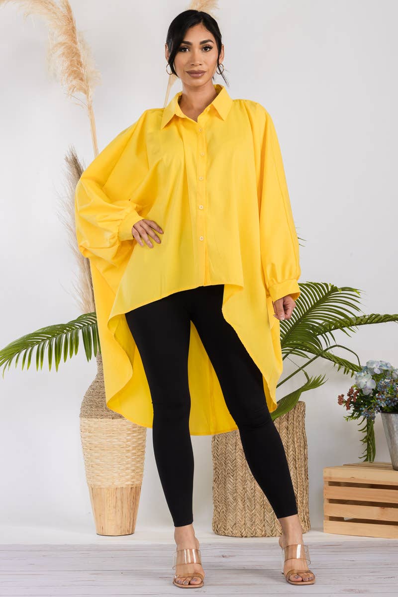 T304X - Hi-Lo Long Sleeve Shirt
