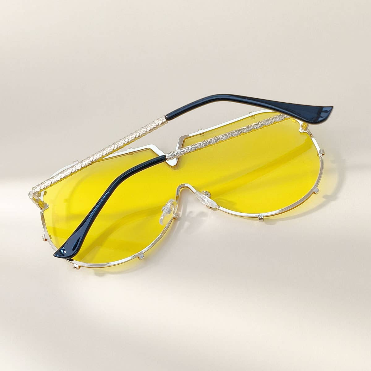 METAL FRAME ONE-PIECE LENSES SUNGLASSES_CWASG0370