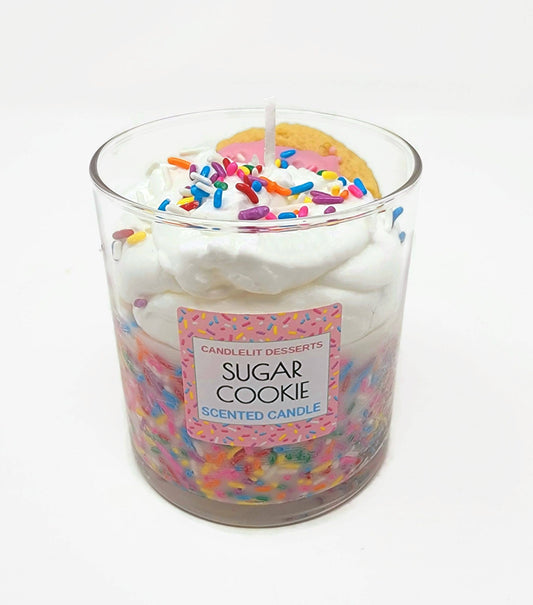Sugar Cookie Scented Candle with Sprinkles