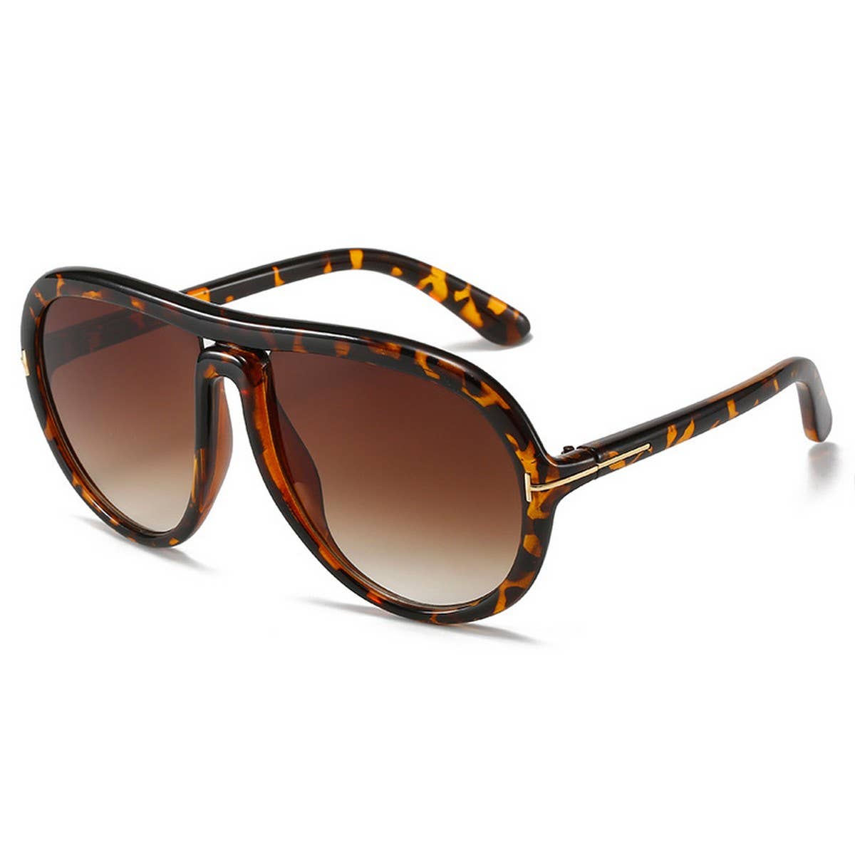 T-SHAPED SUNGLASSES RETRO LARGE FRAME SUNGLASSES_CWASG0257