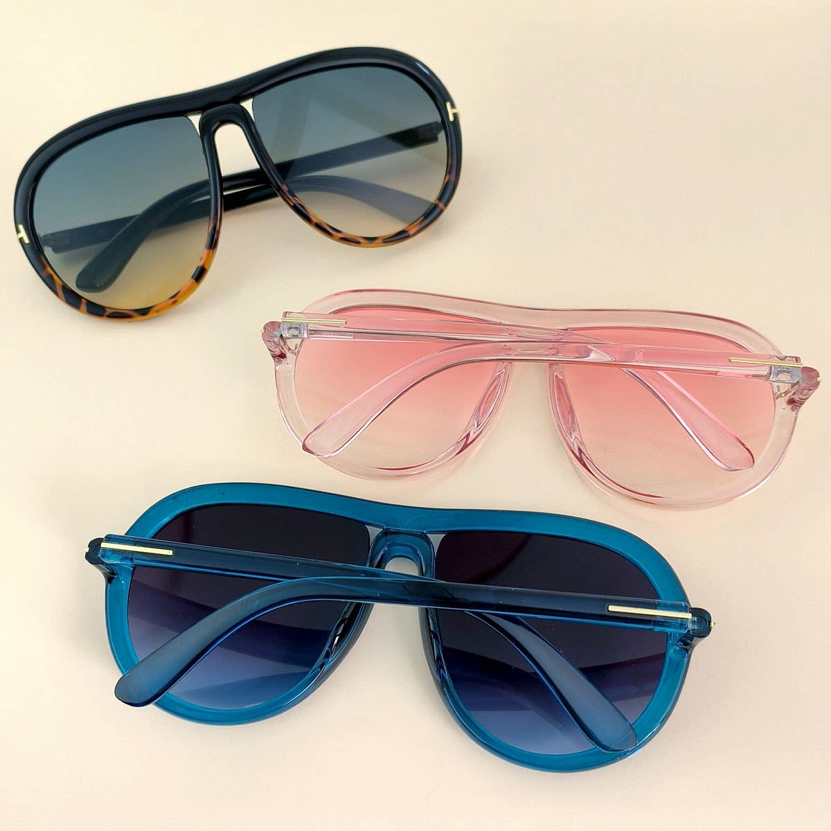 T-SHAPED SUNGLASSES RETRO LARGE FRAME SUNGLASSES_CWASG0257