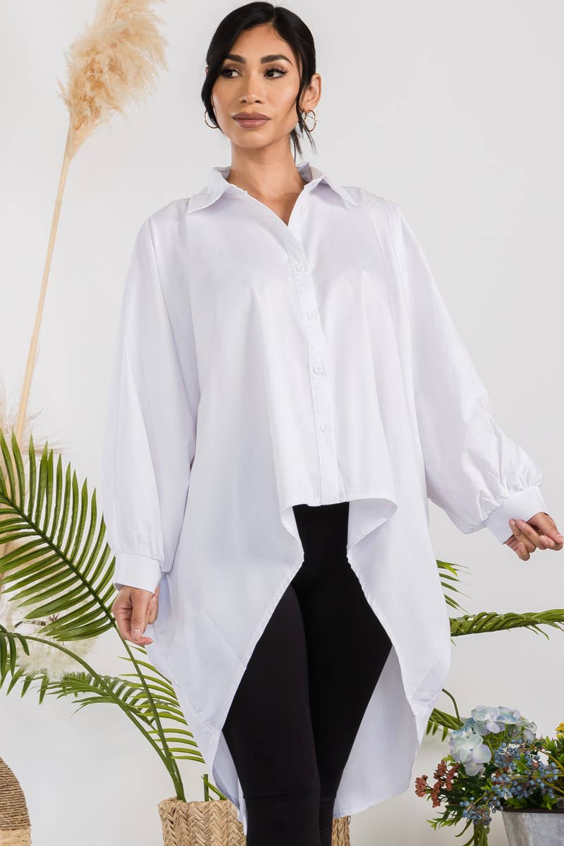 T304X - Hi-Lo Long Sleeve Shirt