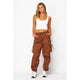 CARGO JOGGER PANTS: BLACK / M
