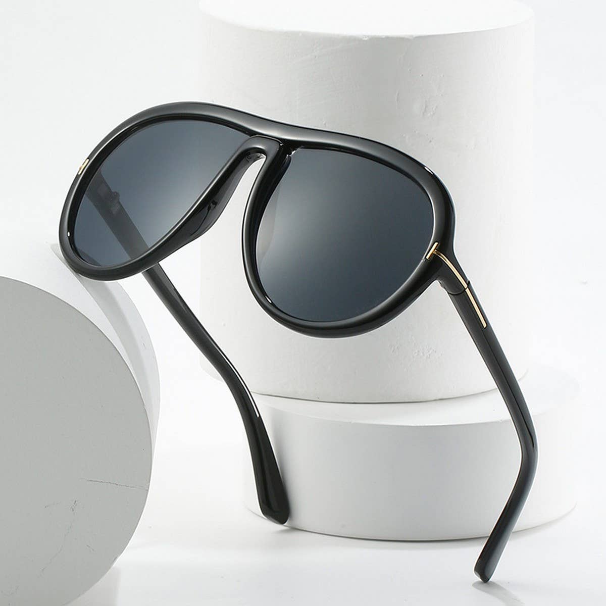 T-SHAPED SUNGLASSES RETRO LARGE FRAME SUNGLASSES_CWASG0257