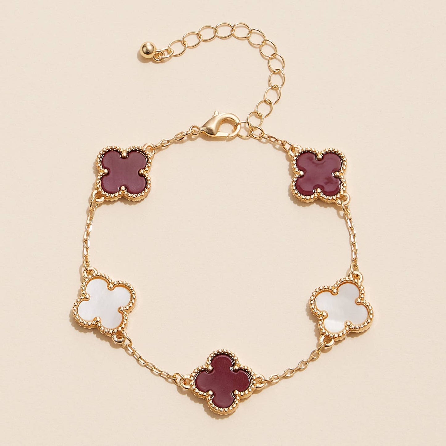 Clover Charms Basic Bracelet