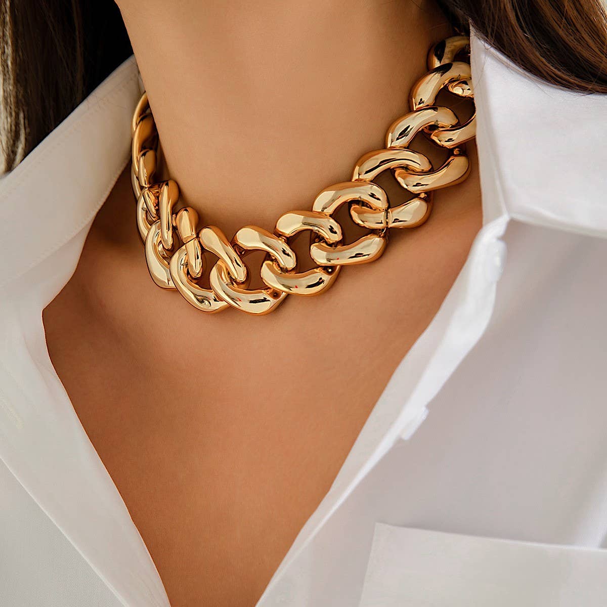 PUNK TREND COOL HIP-HOP THICK CHAIN NECKLACE_CWAJE1167