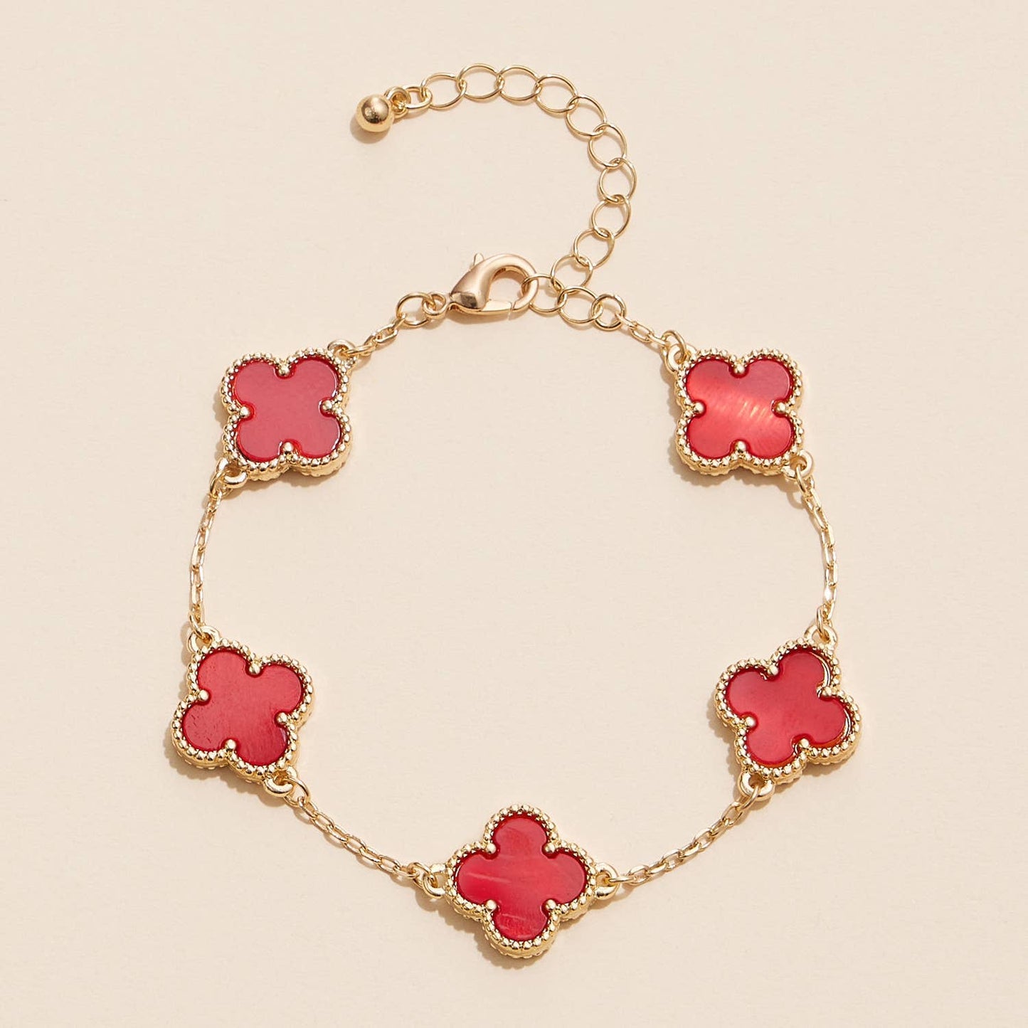 Clover Charms Basic Bracelet