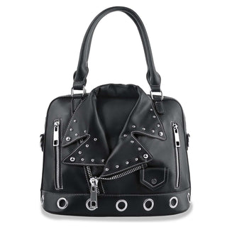 Motorcycle Jacket Design Tote Handbag