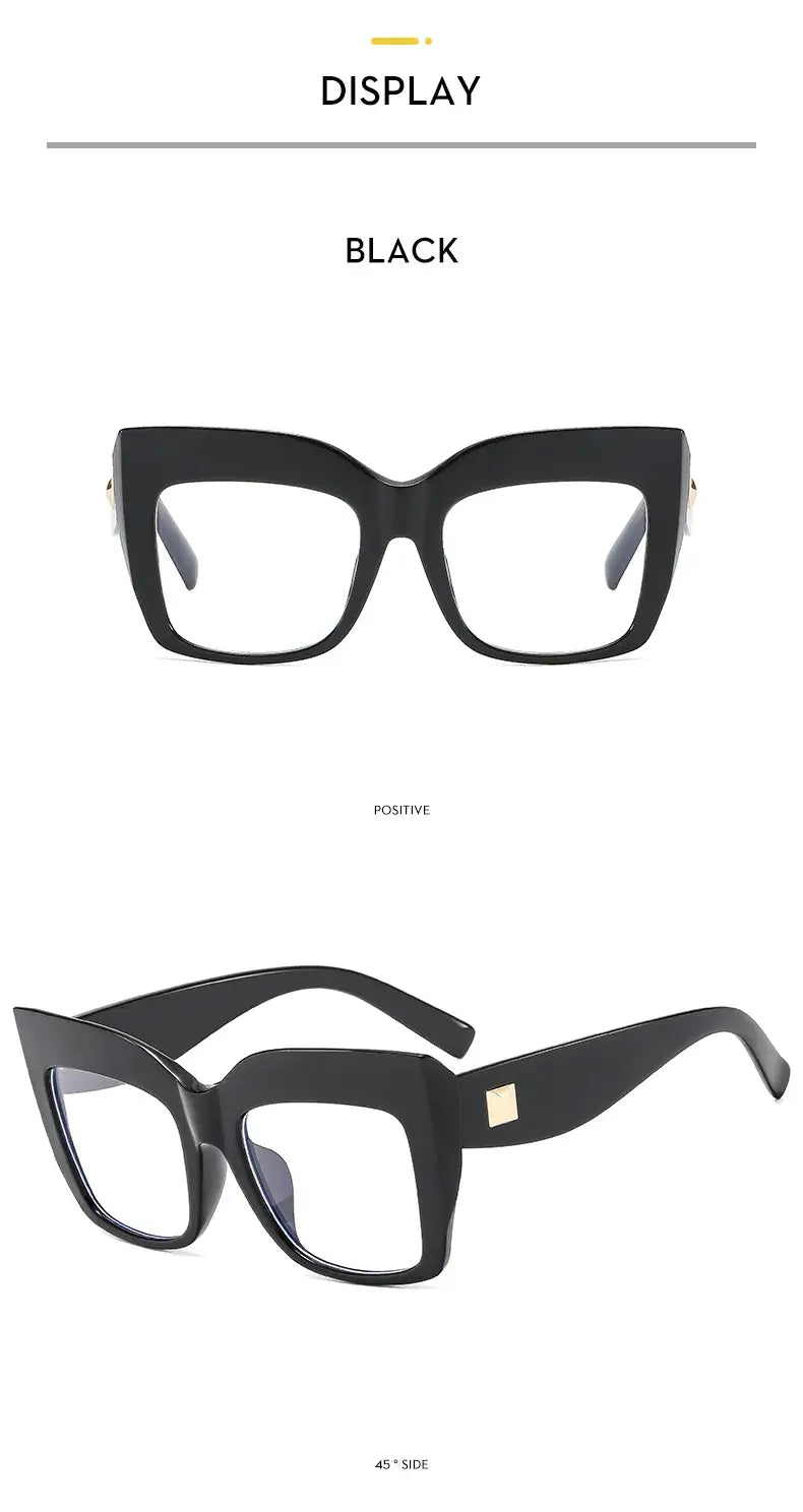 Cateye Clear Glasses