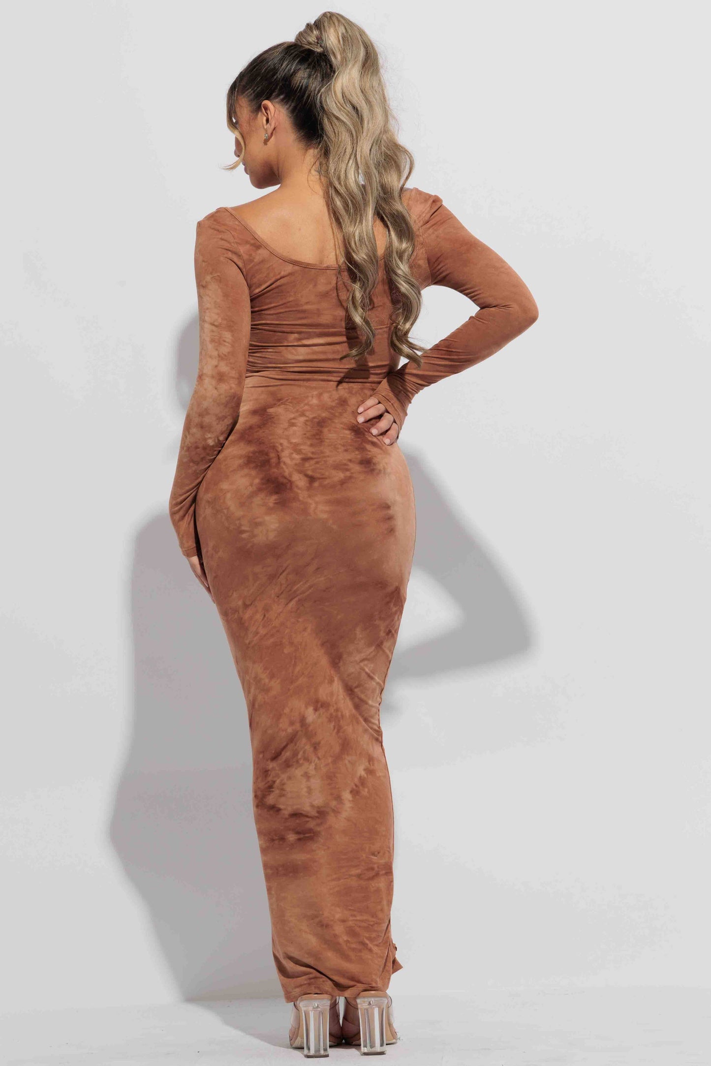 Cut out maxi dress