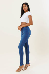 New Vibrant Skinny Jeans: Medium Stone / 11