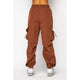 CARGO JOGGER PANTS: BLACK / M