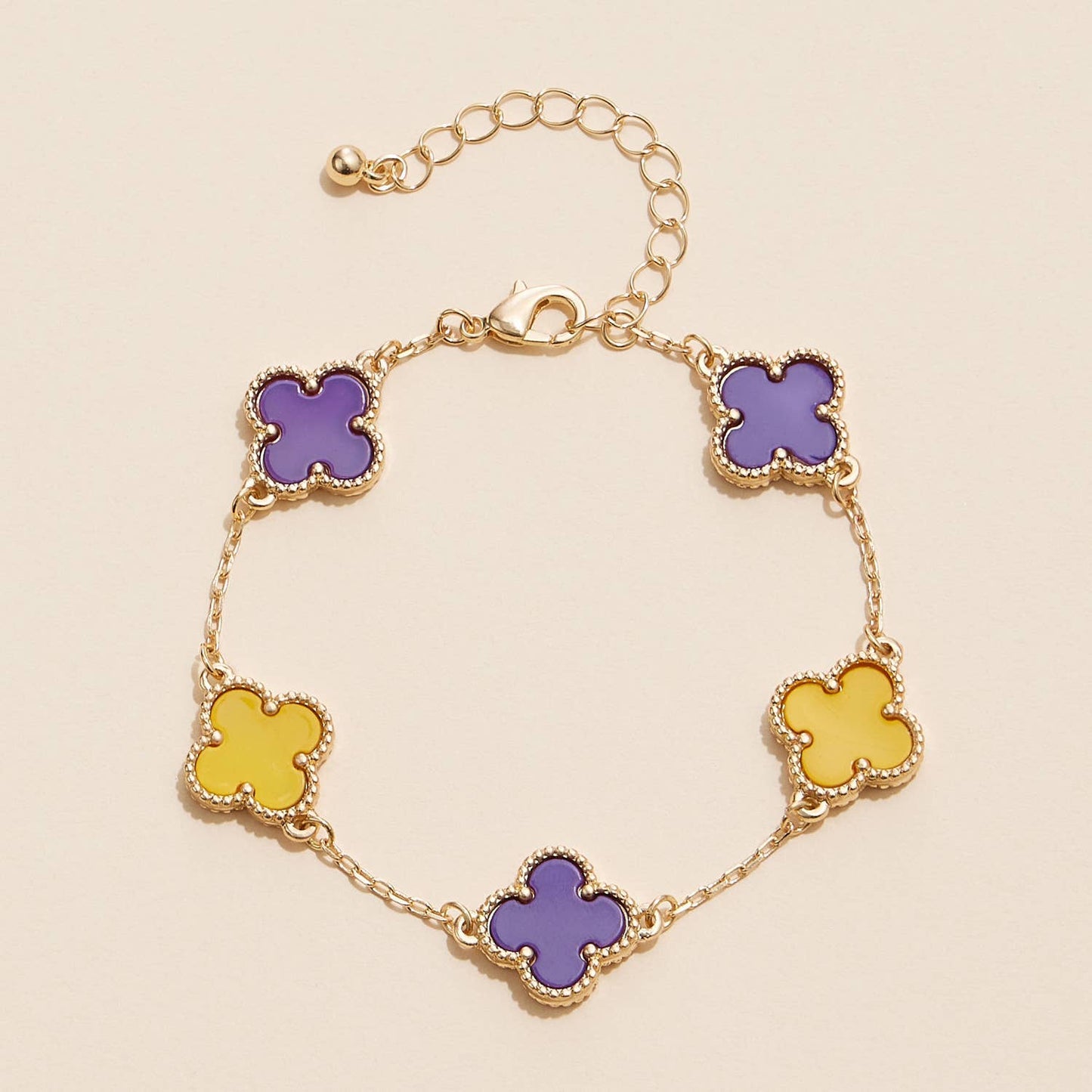 Clover Charms Basic Bracelet