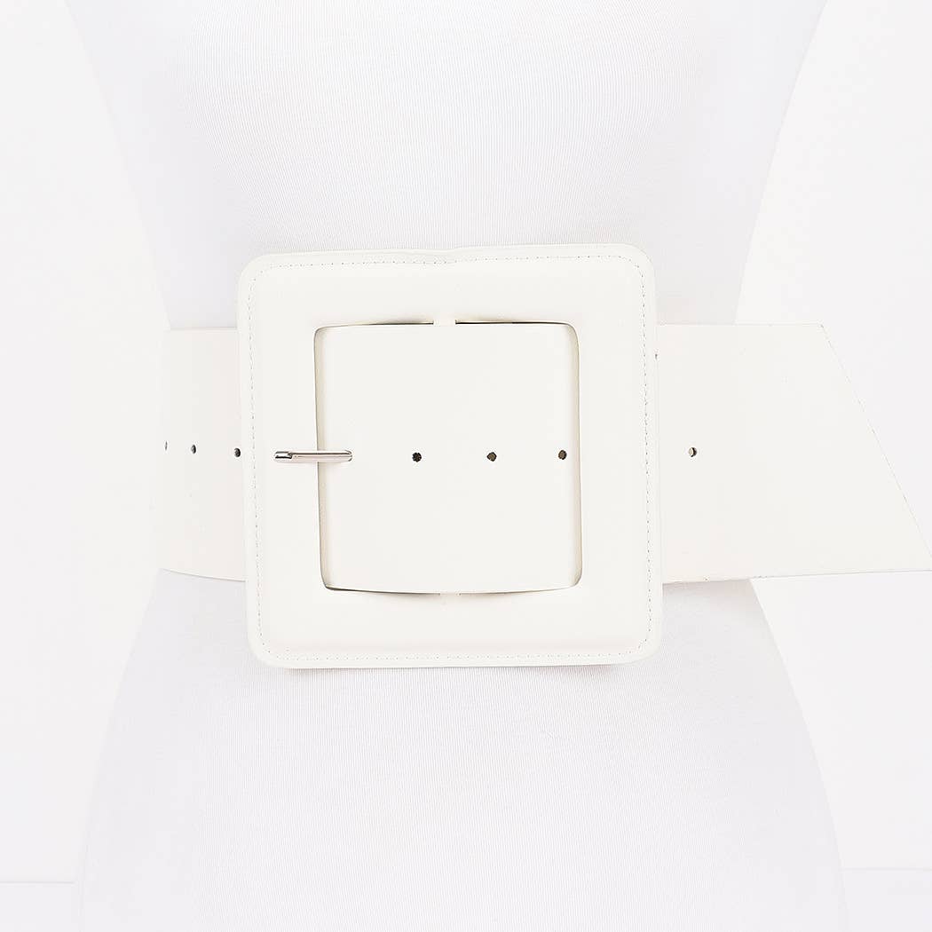 Faux Leather Plus Size Waist Belt