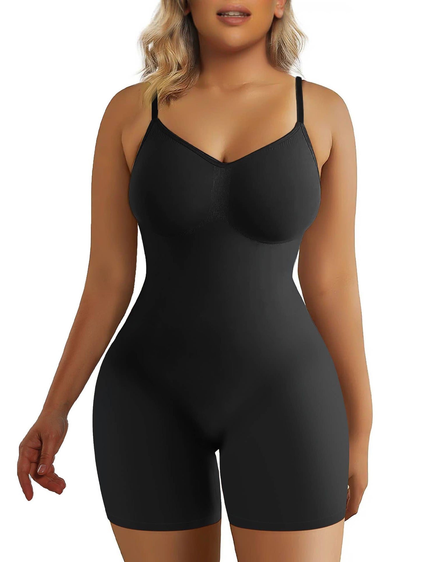 SHAPERX Seamless Full Body Tummy Control Bodysuit shapewear