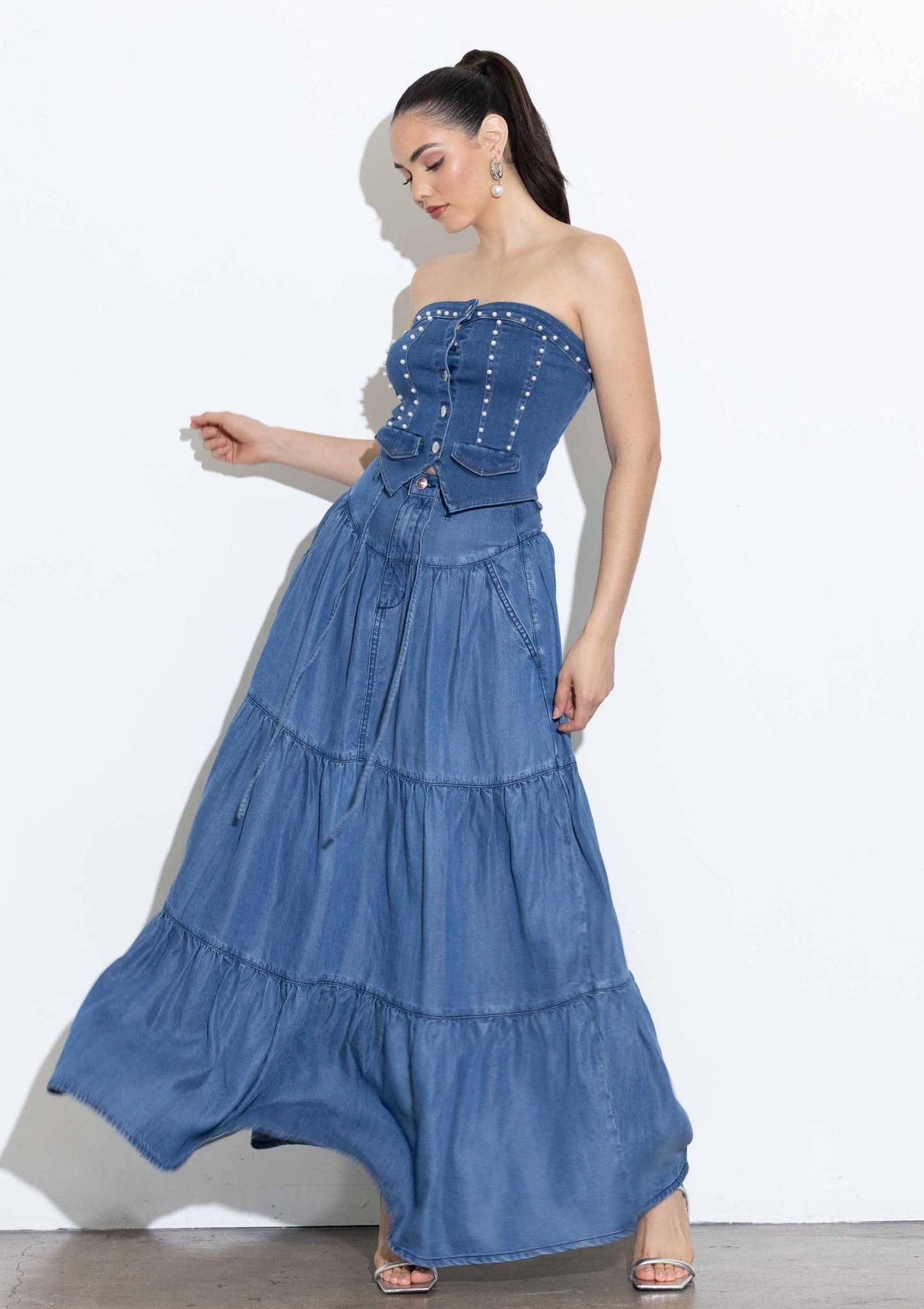 Maxi Tier Skirt