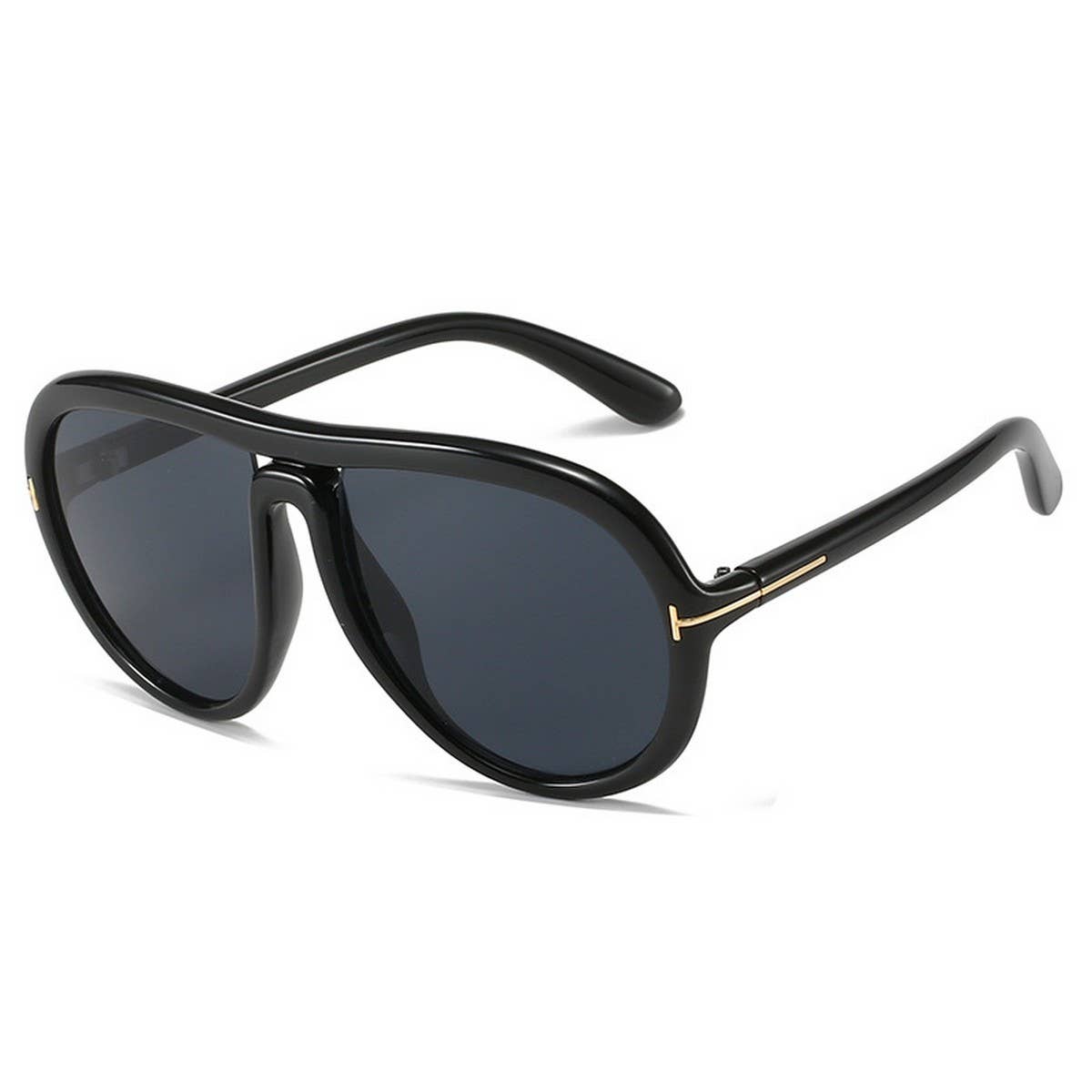 T-SHAPED SUNGLASSES RETRO LARGE FRAME SUNGLASSES_CWASG0257