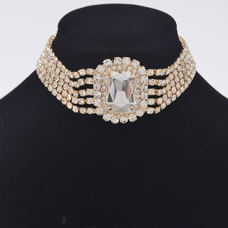 Rhinestone Choker Necklace