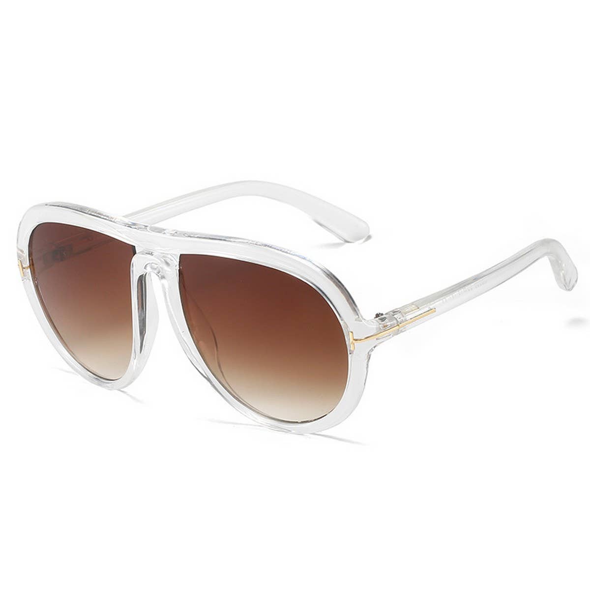T-SHAPED SUNGLASSES RETRO LARGE FRAME SUNGLASSES_CWASG0257