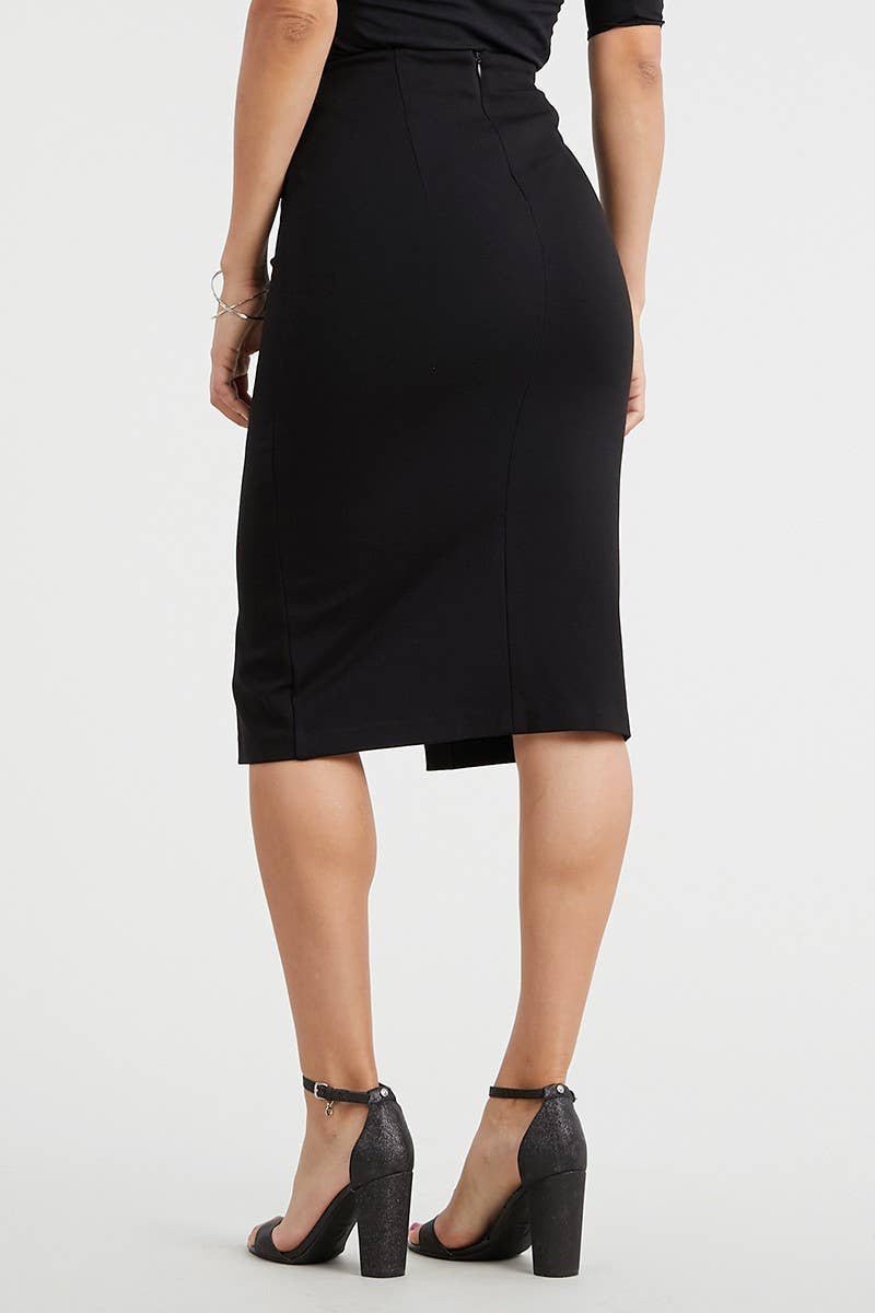 SA115 BUCKLE DETAIL SKIRT