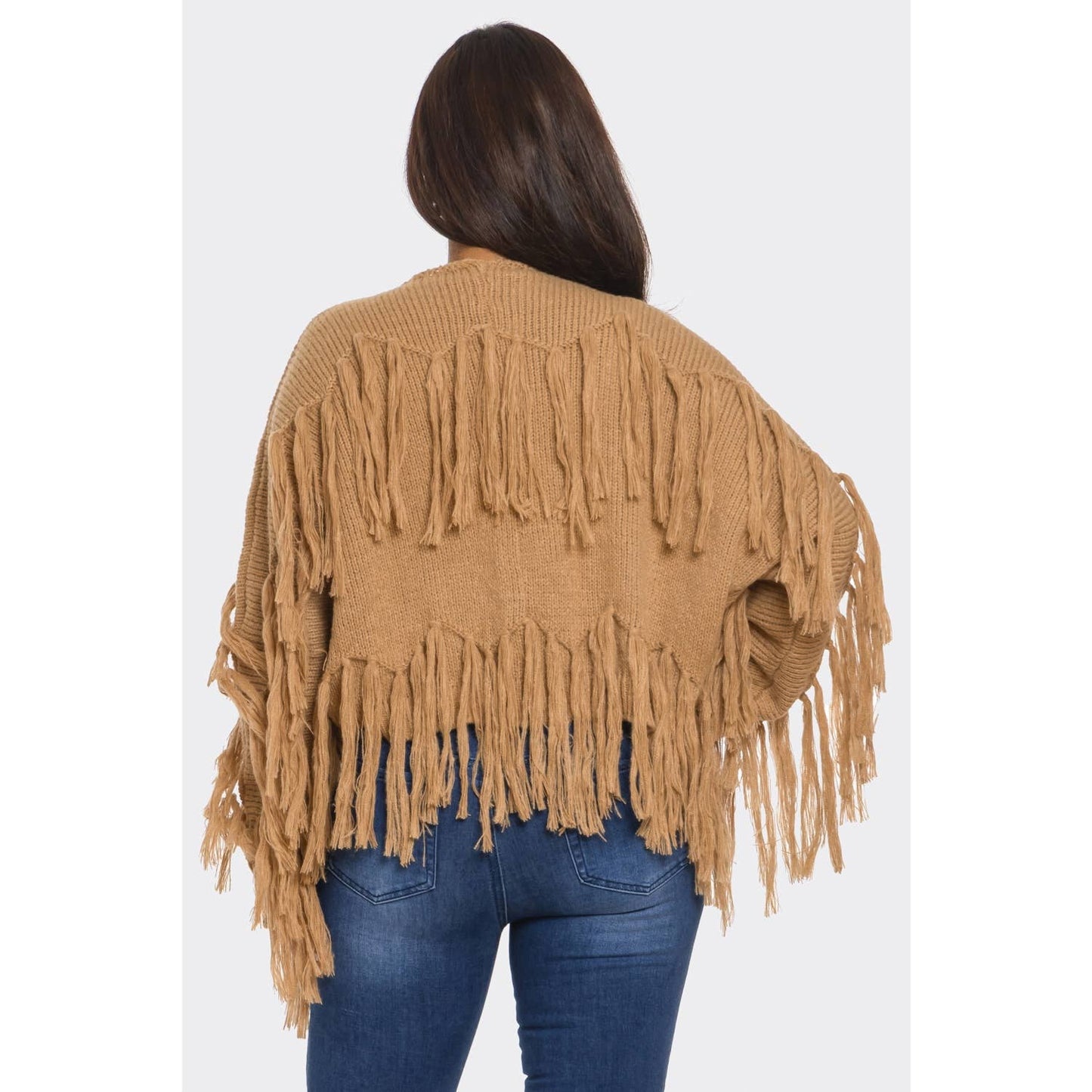 FRINGE SWEATER CARDIGAN