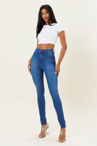 New Vibrant Skinny Jeans: Dark Stone / 11