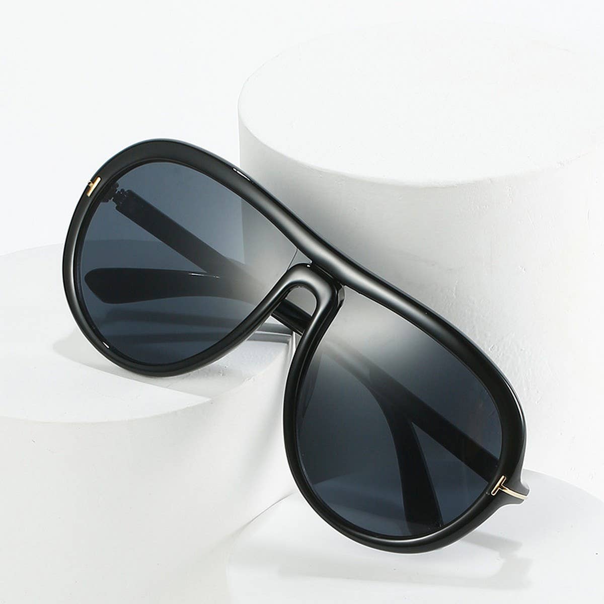 T-SHAPED SUNGLASSES RETRO LARGE FRAME SUNGLASSES_CWASG0257