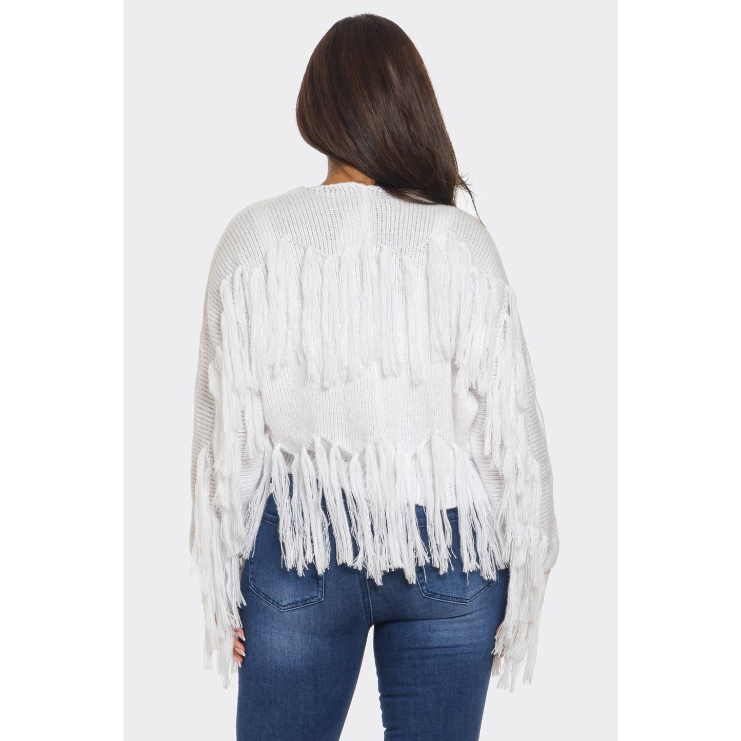 FRINGE SWEATER CARDIGAN