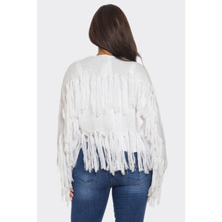 FRINGE SWEATER CARDIGAN