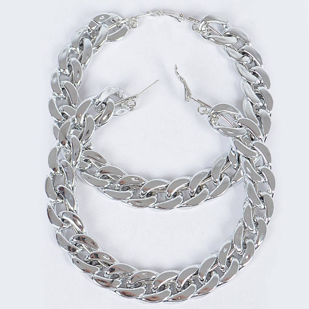 Chain Hoop Earring