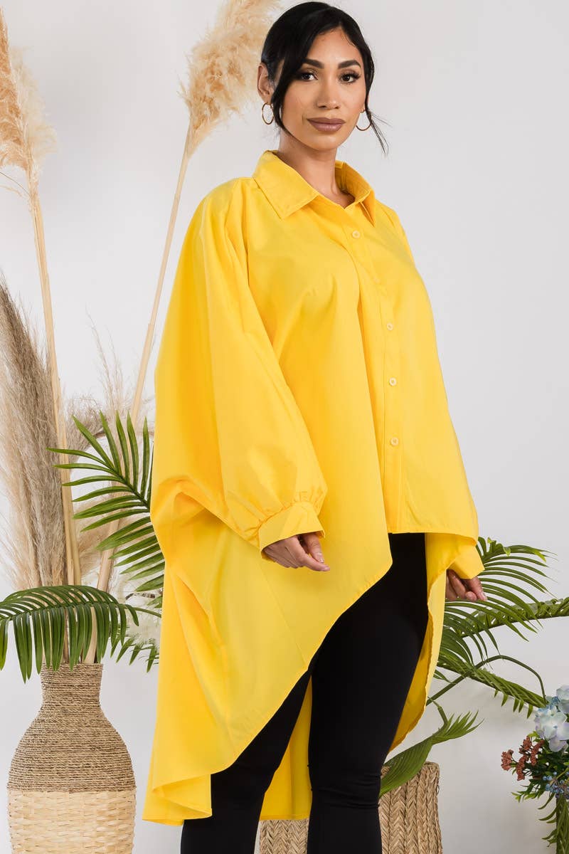 T304X - Hi-Lo Long Sleeve Shirt