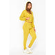 French Terry Drawstring Hoodie and Jogger Set: GREY / S